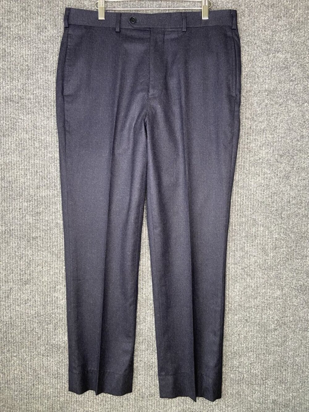 Brooks Brothers Madison Blue Wool Dress Pants 35 Vitale Barberis Canonico
